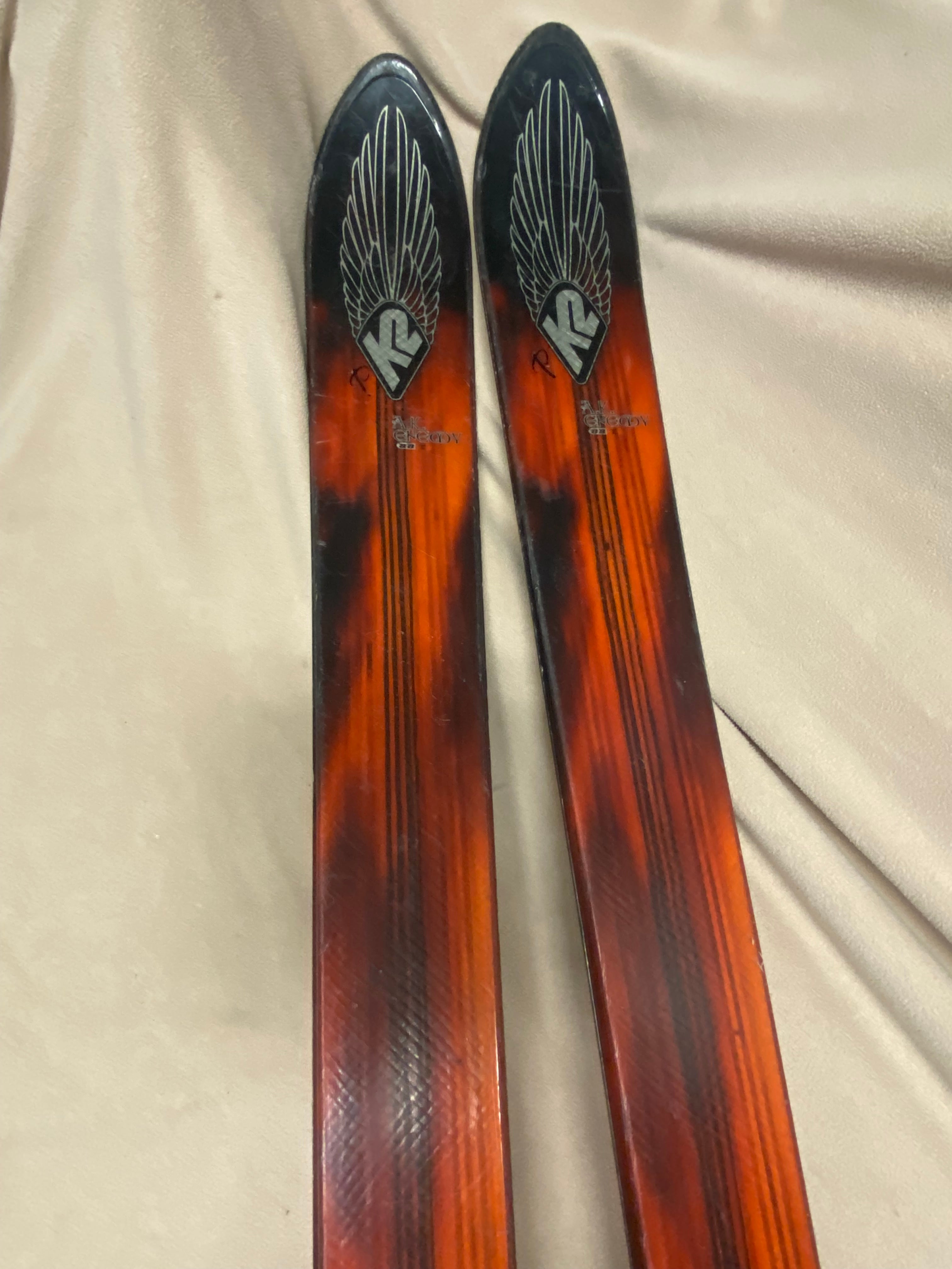 Used K2 188 cm A.K. Enemy Skis With Bindings | SidelineSwap