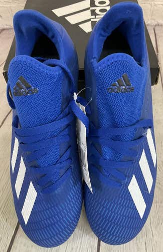Adidas X 19.3 FG J Firm Ground Soccer Cleat Shoes Colors Royal Blue White Black