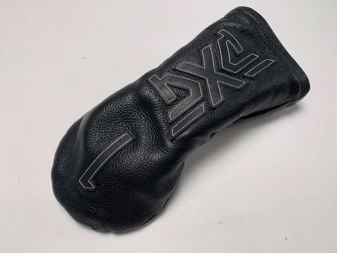 PXG Stitched Leather Black White Driver Headcover Head Cover HC