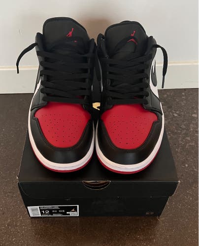 Used Once Nike Jordan 1 Low Men’s Size 12 Shoes (Accepting Offers)
