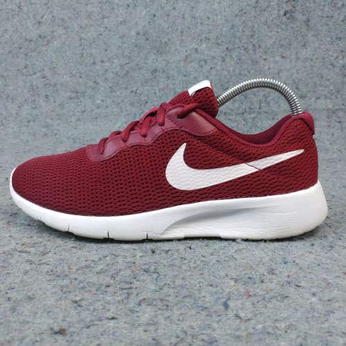 Nike Tanjun Girls 7Y Running Shoes Athletic Trainers Red Maroon 818381-601