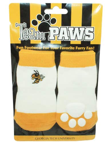 Georgia Tech University Yellow Jackets - Large Dog - Pet Socks