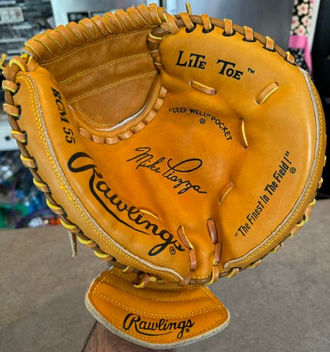 Rawlings RCM55 Lite Toe Youth Catchers Mitt RHT, Mike Piazza