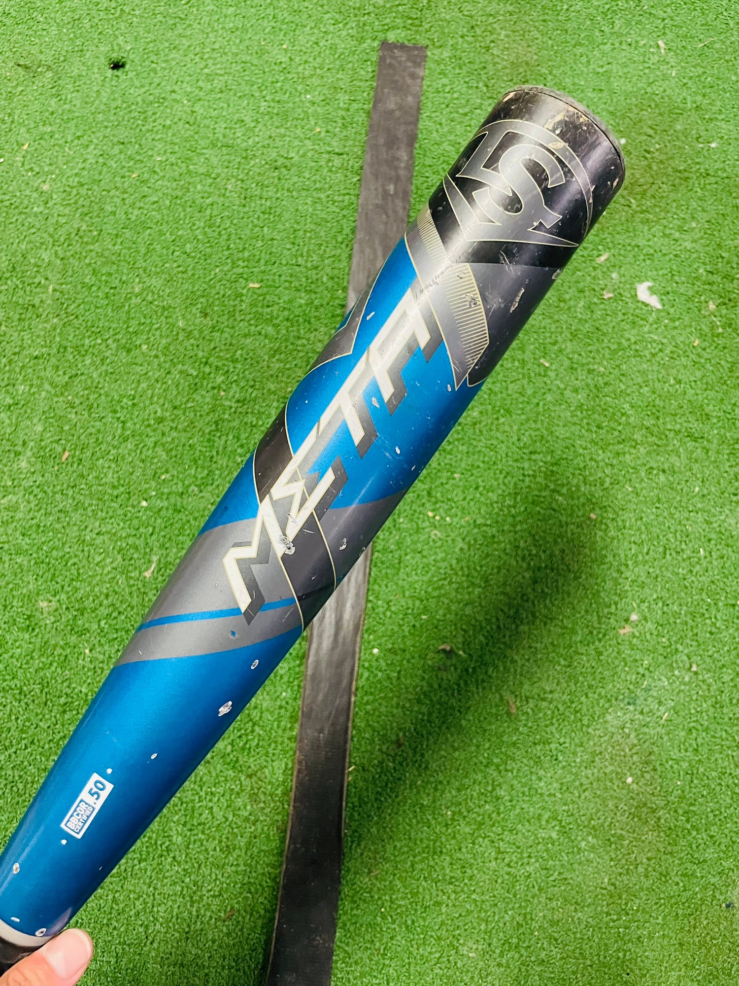 Batte De Baseball Louisville Slugger Blue Meta 2020 - 31"/28 Oz - BBCOR 2 5/8" - Composite