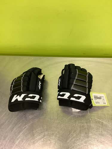 Used Ccm 4r 10" Ice Hockey Gloves