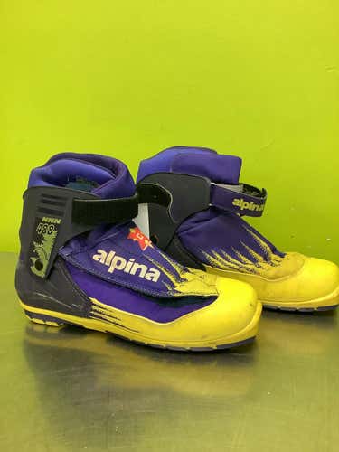 Used Alpina 488 M 09.5 W 09.5-10 Mens Cross Country Ski Boots