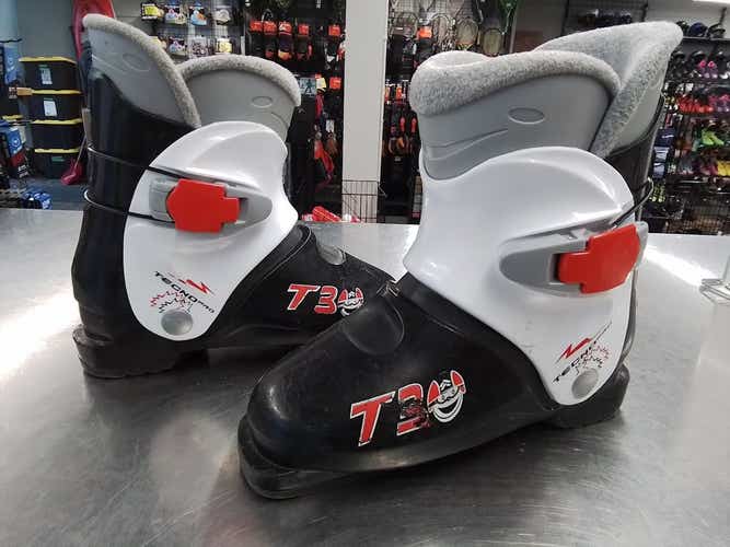 Used Tecno Pro T3 225 Mp - J04.5 - W5.5 Boys' Downhill Ski Boots