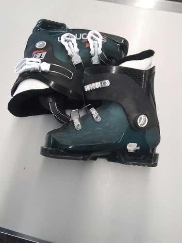 Used Salomon T3 225 Mp - J04.5 - W5.5 Boys Downhill Ski Boots