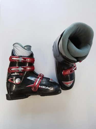 Used Head Carve X3 245 Mp - M06.5 - W07.5 Boys Downhill Ski Boots