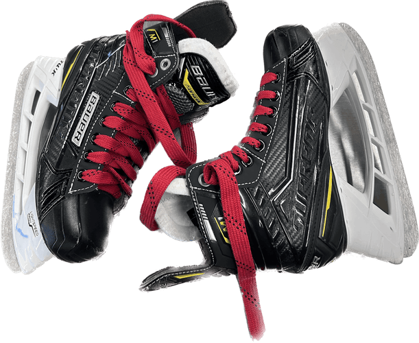 Used Bauer Supreme M1 Junior 02.5 Ice Hockey Skates