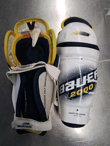 Used Bauer 2000 9" Hockey Shin Guards