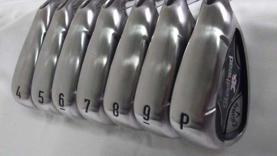 Callaway Steelhead XR Irons Set 4-PW (Steel TT XP 95, STIFF) Golf Clubs