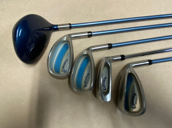 Used Callaway Gems Right Handed Clubs (Full Set) 5 Pieces