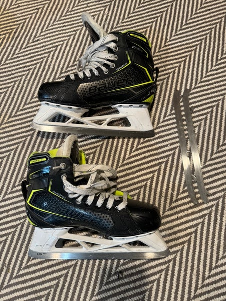 Used Senior Bauer Regular Width 7 GSX Hockey Goalie Skates