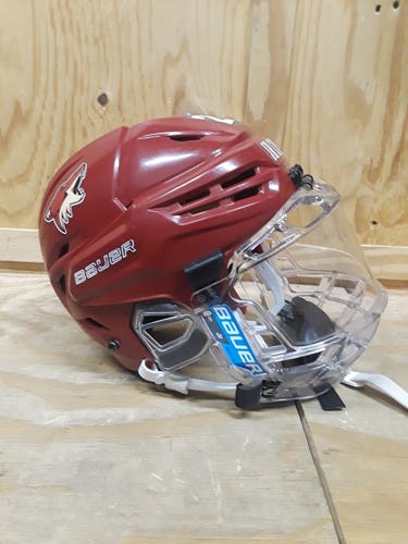 Used Small Bauer Re-Akt 95 Helmet Pro Stock