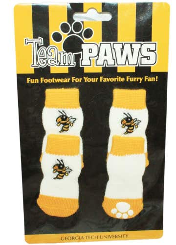 Vintage Georgia Tech Yellow Jackets - Small Dog - Pet Socks 2016