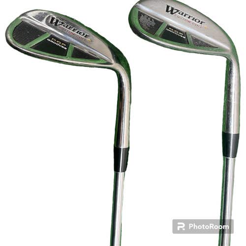Warrior Custom Golf DCP Grooves 56° Sand Wedge & 60° Lob Wedge Steel Shafts RH