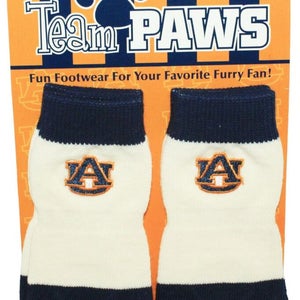 Vintage Auburn University AU Logo - Large Dog - Pet Socks 2016