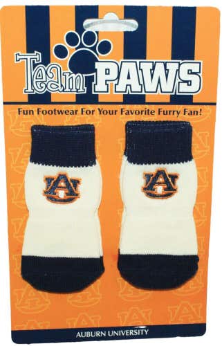 Vintage Auburn University AU Logo - Medium Dog - Pet Socks 2016