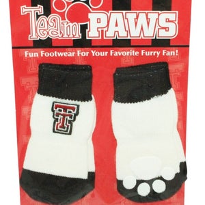 Vintage Texas Tech University TTU Logo - Medium Dog - Pet Socks 2016
