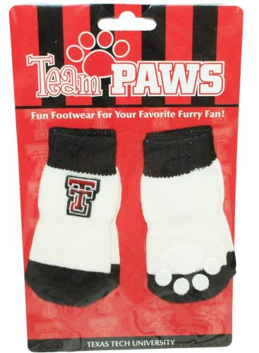 Vintage Texas Tech University TTU Logo - Medium Dog - Pet Socks 2016