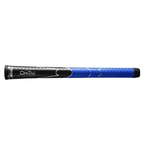 Winn Dri-Tac Golf Grip (Midsize, Black/Blue, 6DT-BBL, 13pk) NEW