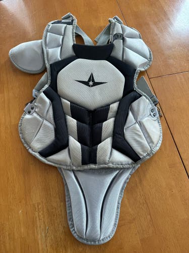 All star System 7 Axis 9-12 14.5 baseball catchers chest protector