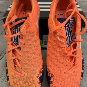 Adidas Predator LZ TRX FG W Soccer Cleat Shoes Orange White Purple US Size 5.5