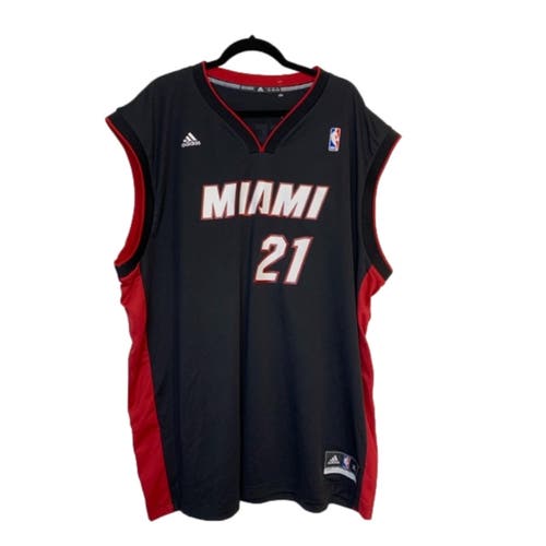 Men's Adidas NBA Miami #21 Hassan Whiteside Black Basketball Jersey