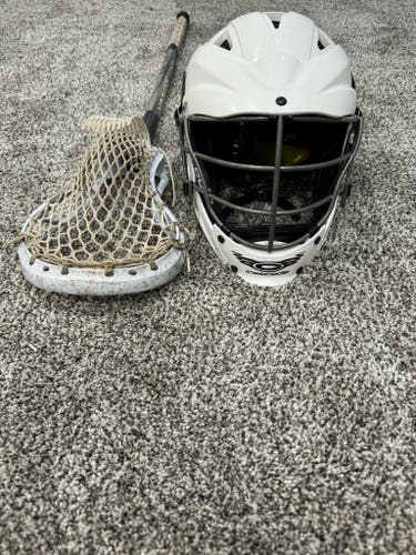 Used Under Armour Stick and Used Cascade CSR helmet
