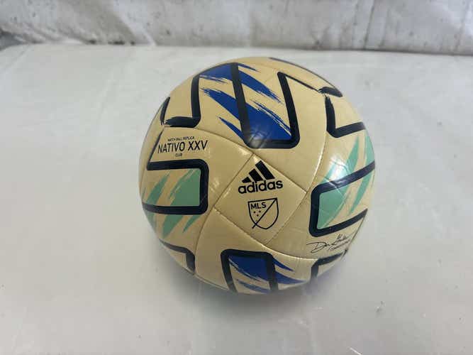 Used Adidas Nativo Xxv Size 3 Soccer Ball
