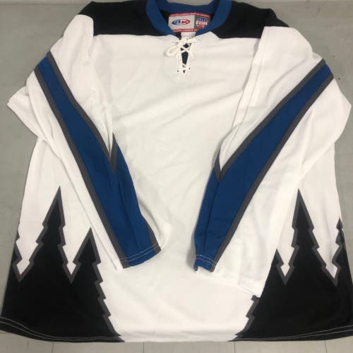 White AK mens large hockey jersey