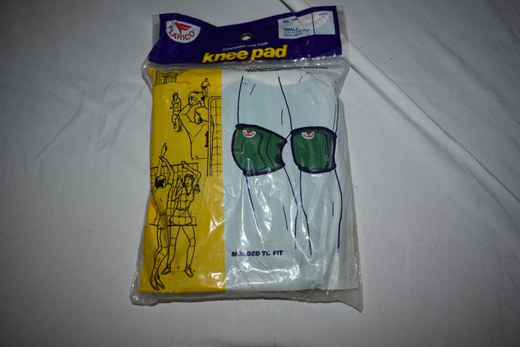 NEW - Flarico #140 Athletic Knee Pads, Green/White, Small