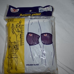 NEW - Flarico #140 Athletic Knee Pads, One Pair, Purple/White, Small