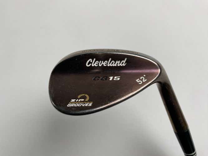 Cleveland CG15 DSG Oil Can Gap Wedge 52* Traction Wedge Steel Mens RH