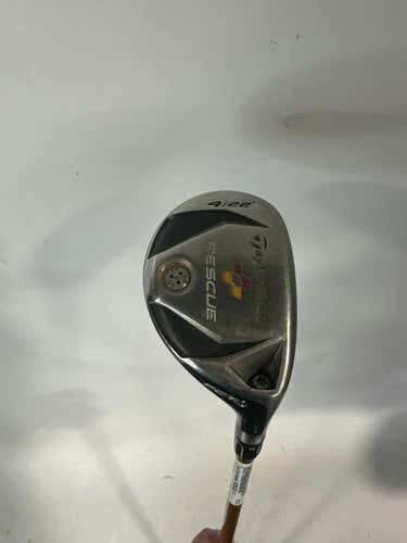 Used Taylormade Rescue 4 4 Hybrid Graphite Hybrid Clubs