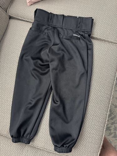 Black Used XS Adidas Game Pants