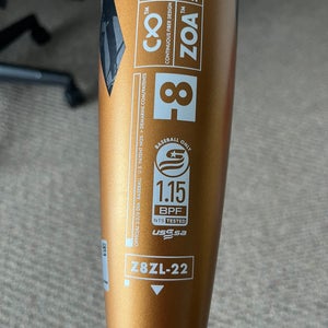 Used 2022 DeMarini USSSA Certified Composite 23 oz 31" Zoa Bat
