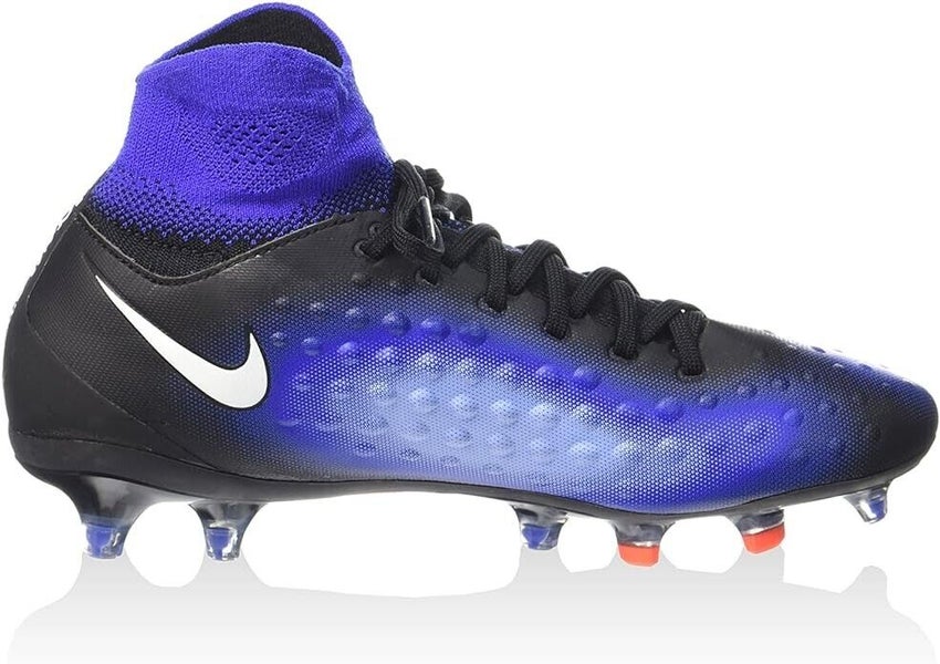 Nike JR Magista OBRA II FG Soccer Cleats Black White Paramount