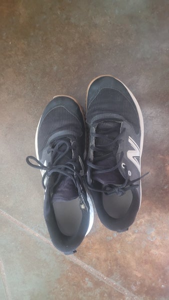 Black Used Size 8.5 (Women's 9.5) Youth Men's New Balance Low Top Turf Cleats