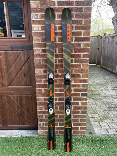 Almost Brand New 2023 K2 Mindbender 89 ti skis with Salomon bindings