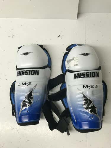 Used Mission M2 8" Hockey Shin Guards