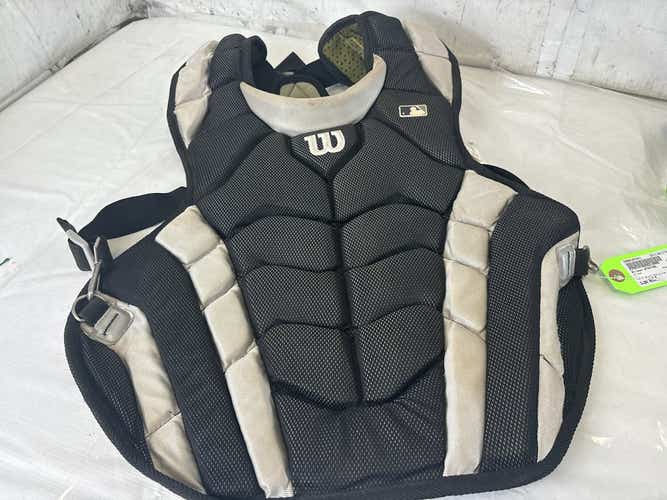 Used Wilson Pro Stock Wta4700 16.5" Adult Baseball Catcher's Chest Protector