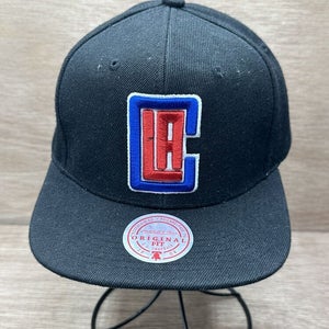 Mitchell & Ness LA Clippers NBA Snapback Hat Black Grey