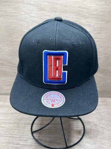 Mitchell & Ness LA Clippers NBA Snapback Hat Black Grey