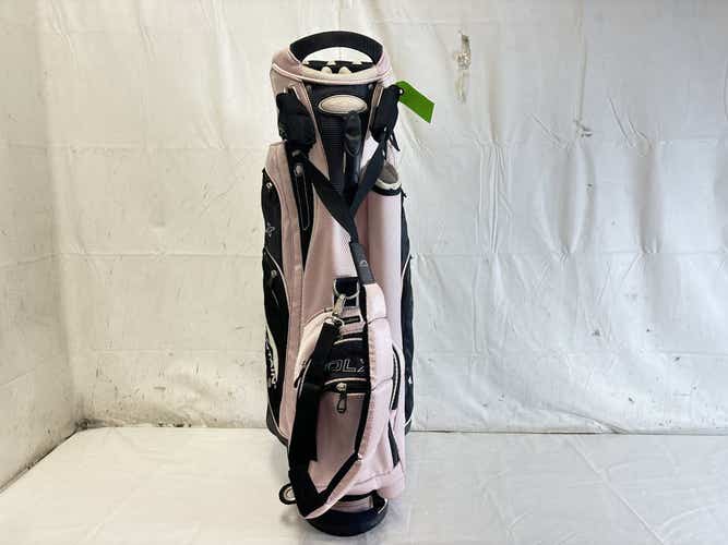 Used Sun Mountain Dlx 14-way Womens Golf Cart Bag W Rain Hood