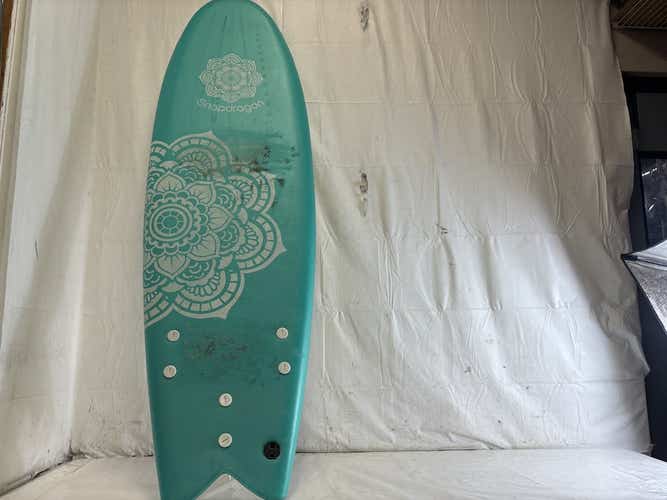 Used Snapdragon Flower 5'10" Soft Top Surfboard