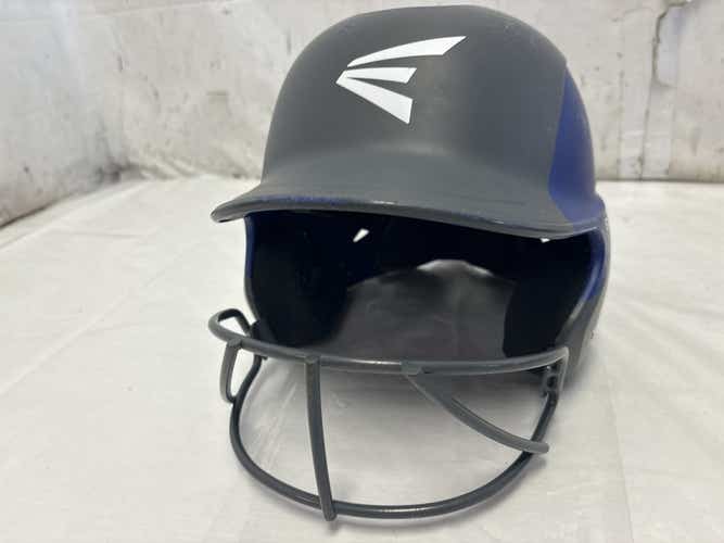 Used Easton Ghost Matte 2-tone T-ball Sm 6 1 4 - 6 7 8 Softball Batting Helmet W Mask