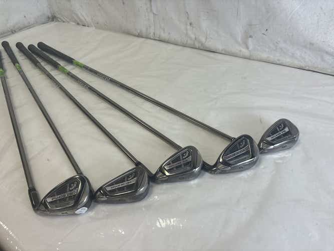 Used Callaway Big Bertha Os 7-aw Senior Flex Graphite Shaft Golf Iron Set Irons
