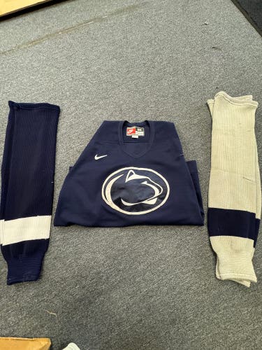 Penn State Hockey Nike Navy Practice Jersey 56